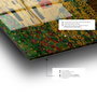 Wallity Cuadro Decorativo de Vidrio Templado Multicolor 45 x 65 cm